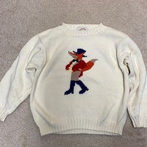 Tbbc fox sweater size 4